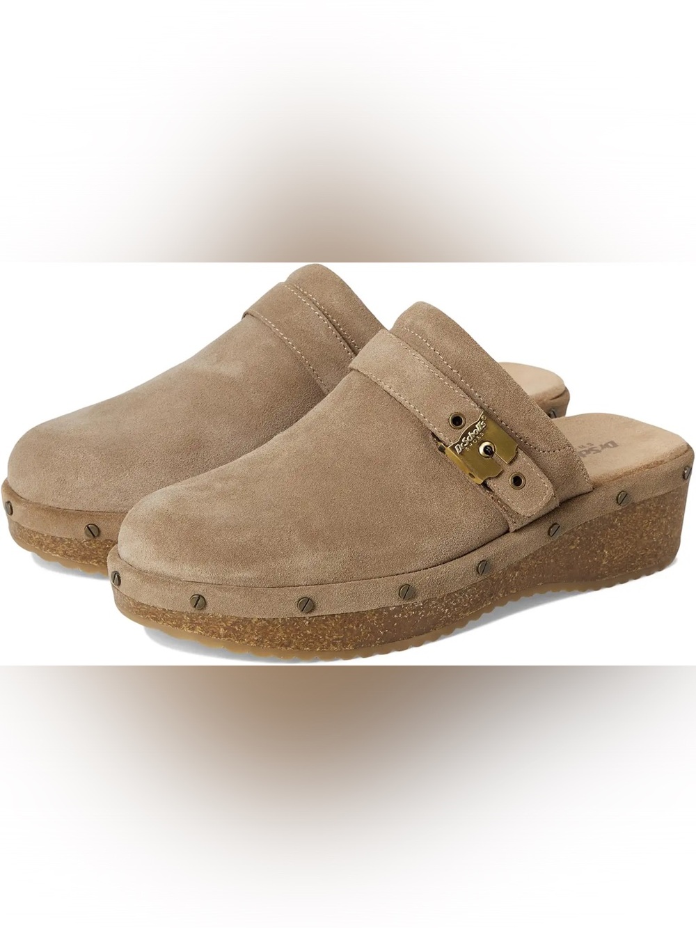 Dr. Scholl’s Original Flex Clog Mule in Taupe, Size 9.5, NEW